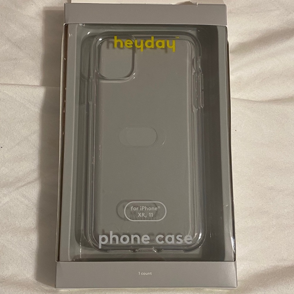 heyday iPhone 11, XR clear case